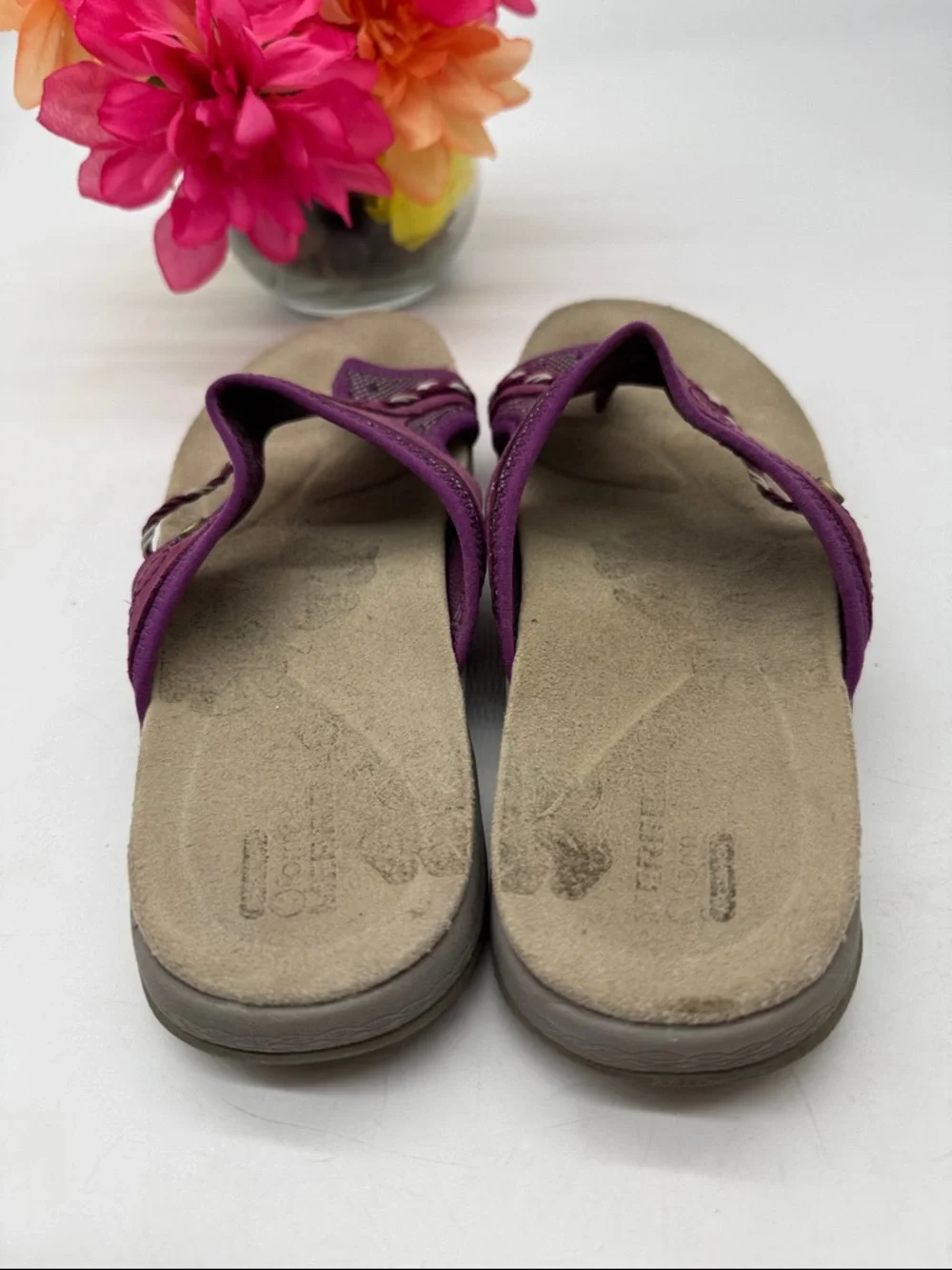 Merrel Purple Women's Comfort Toe-Post Sandals Size 8 MR9988A - Picture 3 of 7
